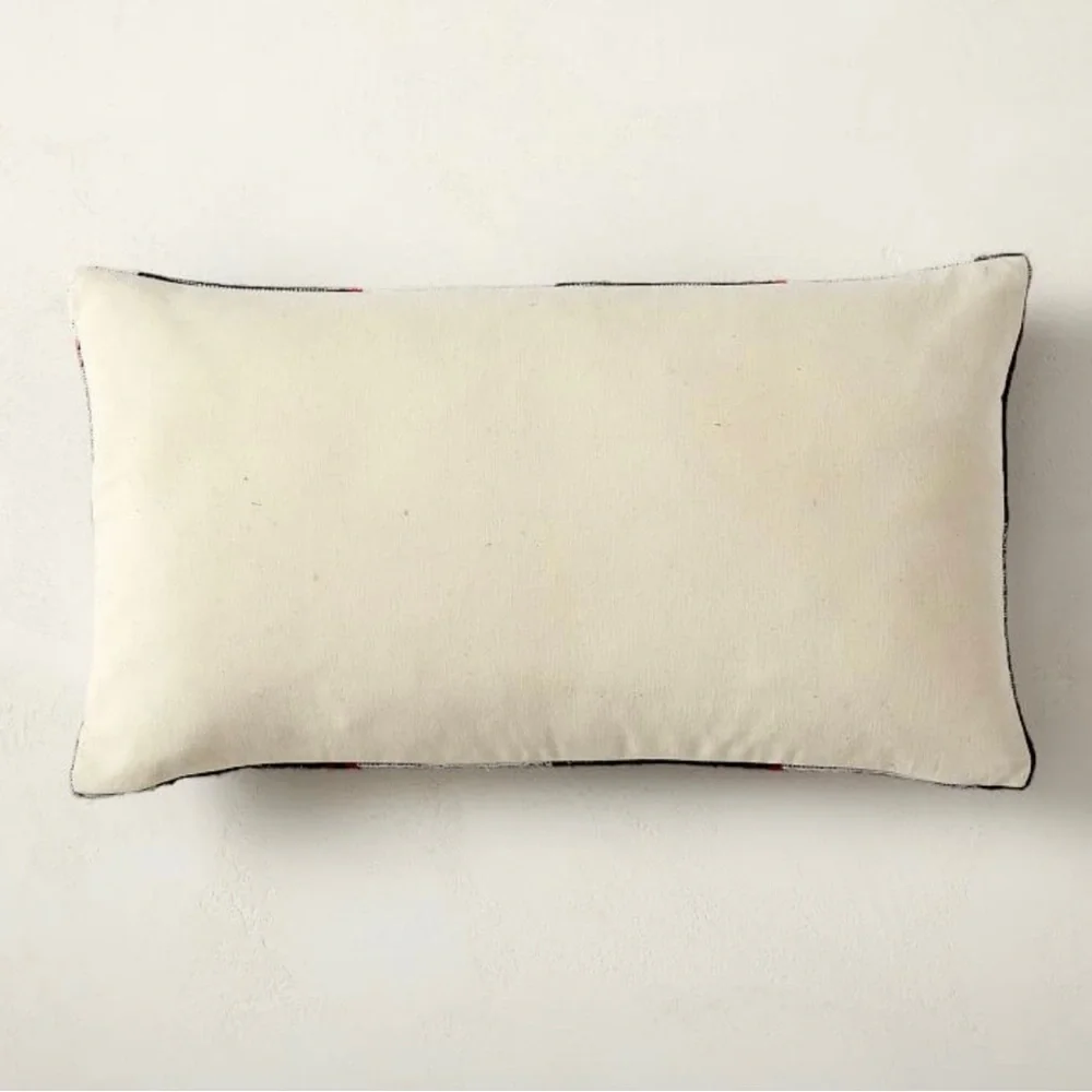 west elm | buffalo plaid pillow cover NWT